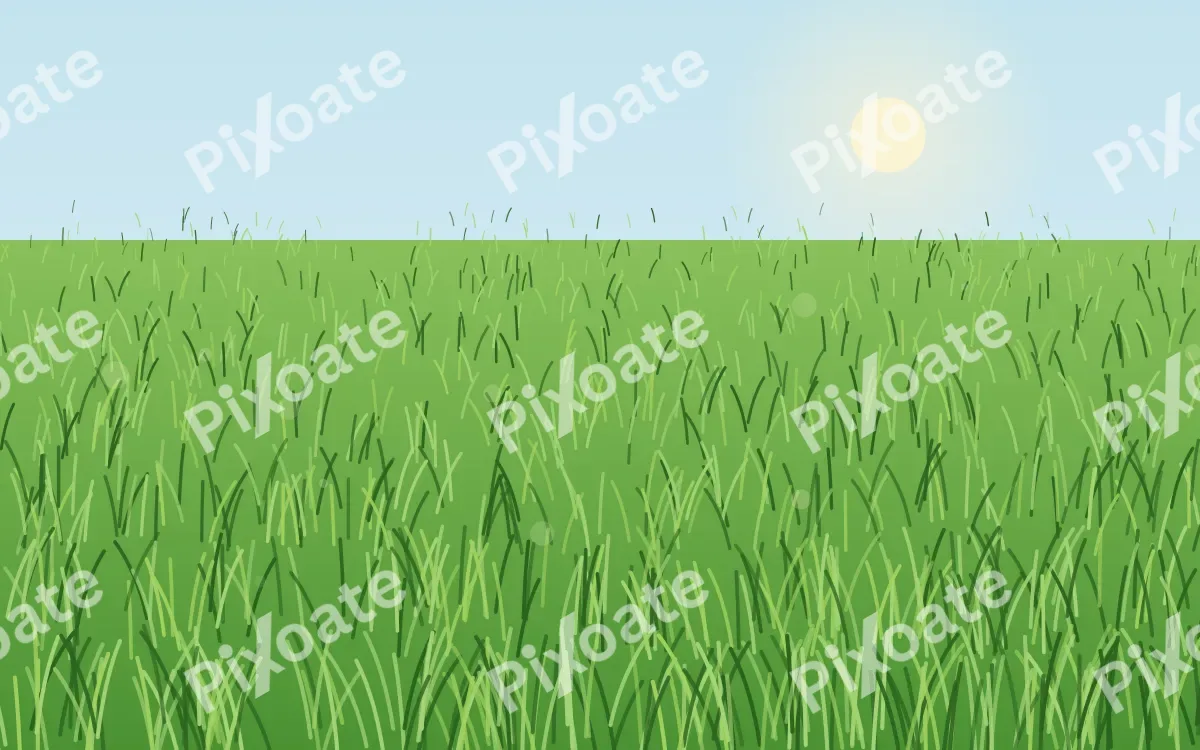 Fresh Spring Lawn — colourful green grass background