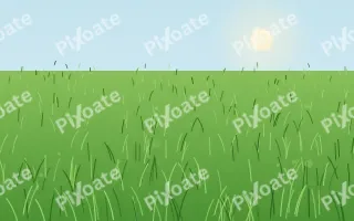 Fresh Spring Lawn — colourful green grass background