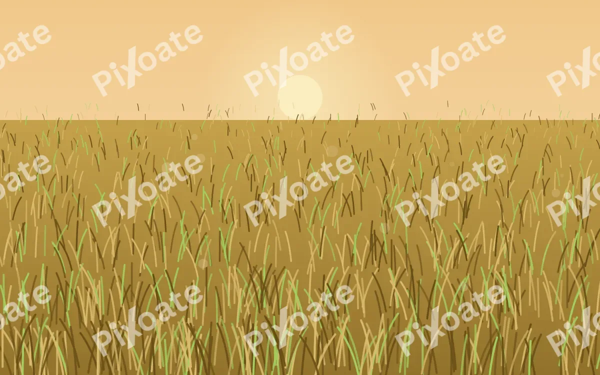 Golden Field Dusk — colourful gold and brown grass background