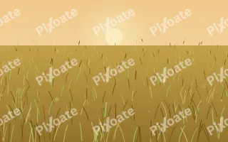 Golden Field Dusk — colourful gold and brown grass background