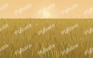 Golden Field Dusk III — colourful gold and brown grass background, variation III