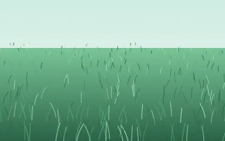 Minty Field III — light green grass background, variation III