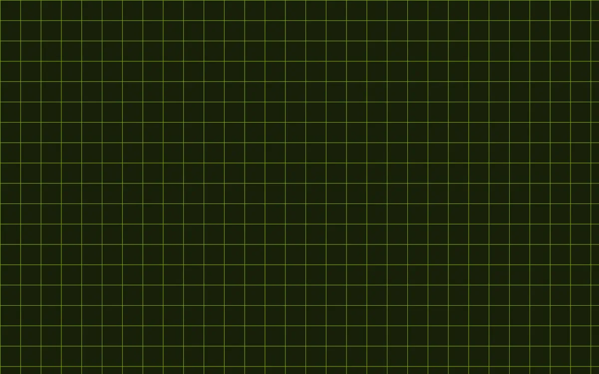 Acid Lime Neon Grid — dark black and green grid background