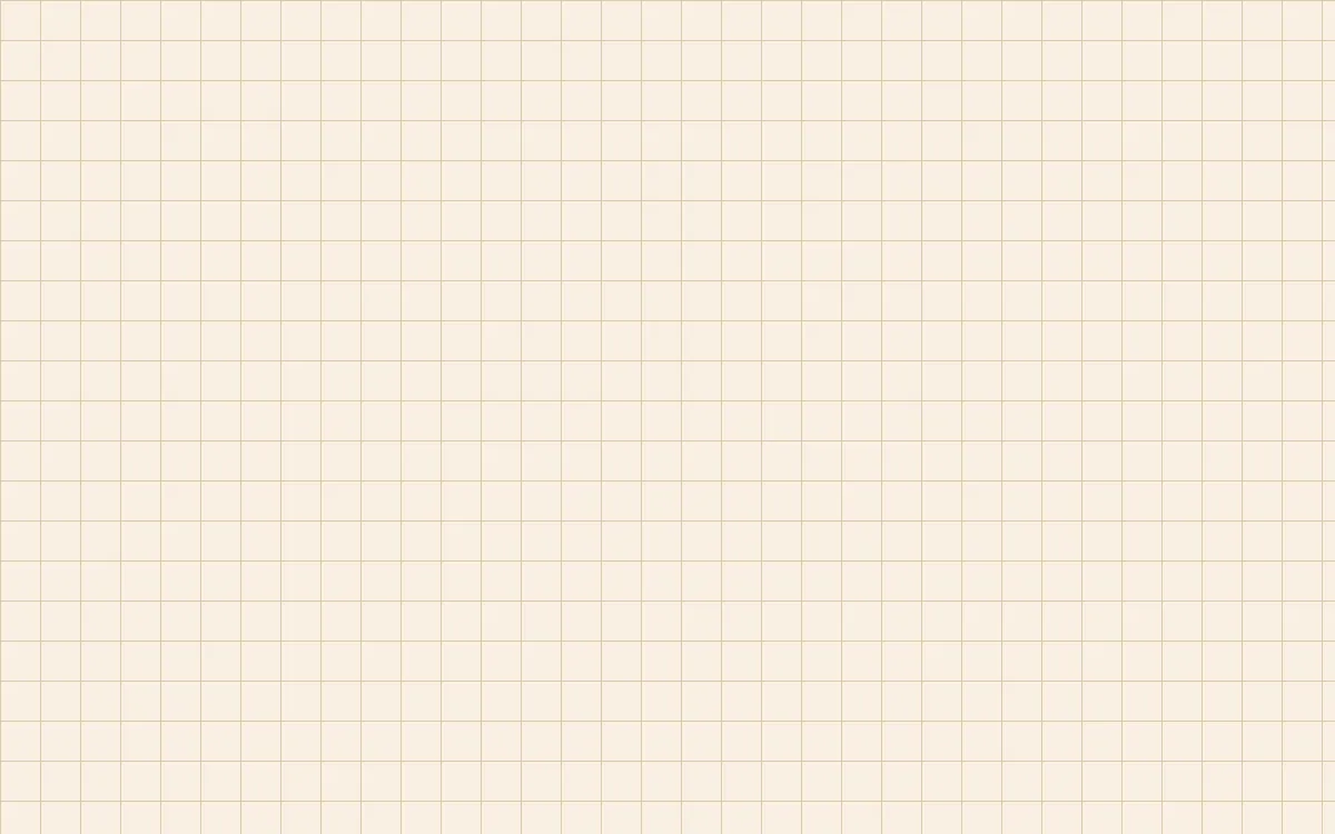 Chai Cream Lattice — light beige and orange grid background