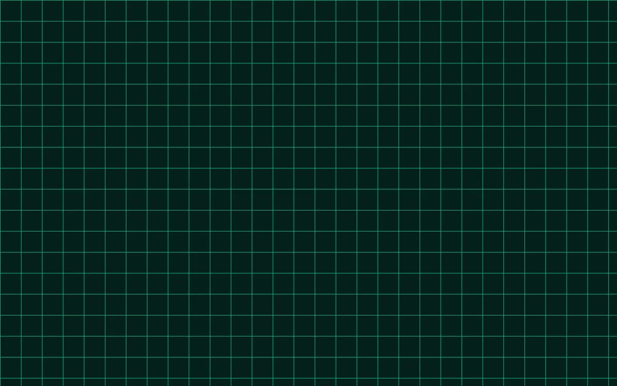 Cyber Mint Neon Grid — dark black and green grid background