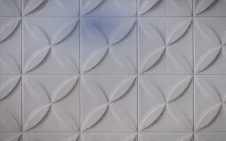 Grid Candle Glow — dark blue grid background