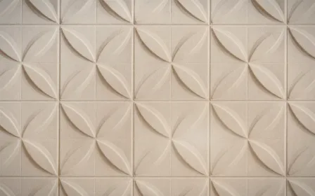 Grid Gallery Light — light beige and orange grid background