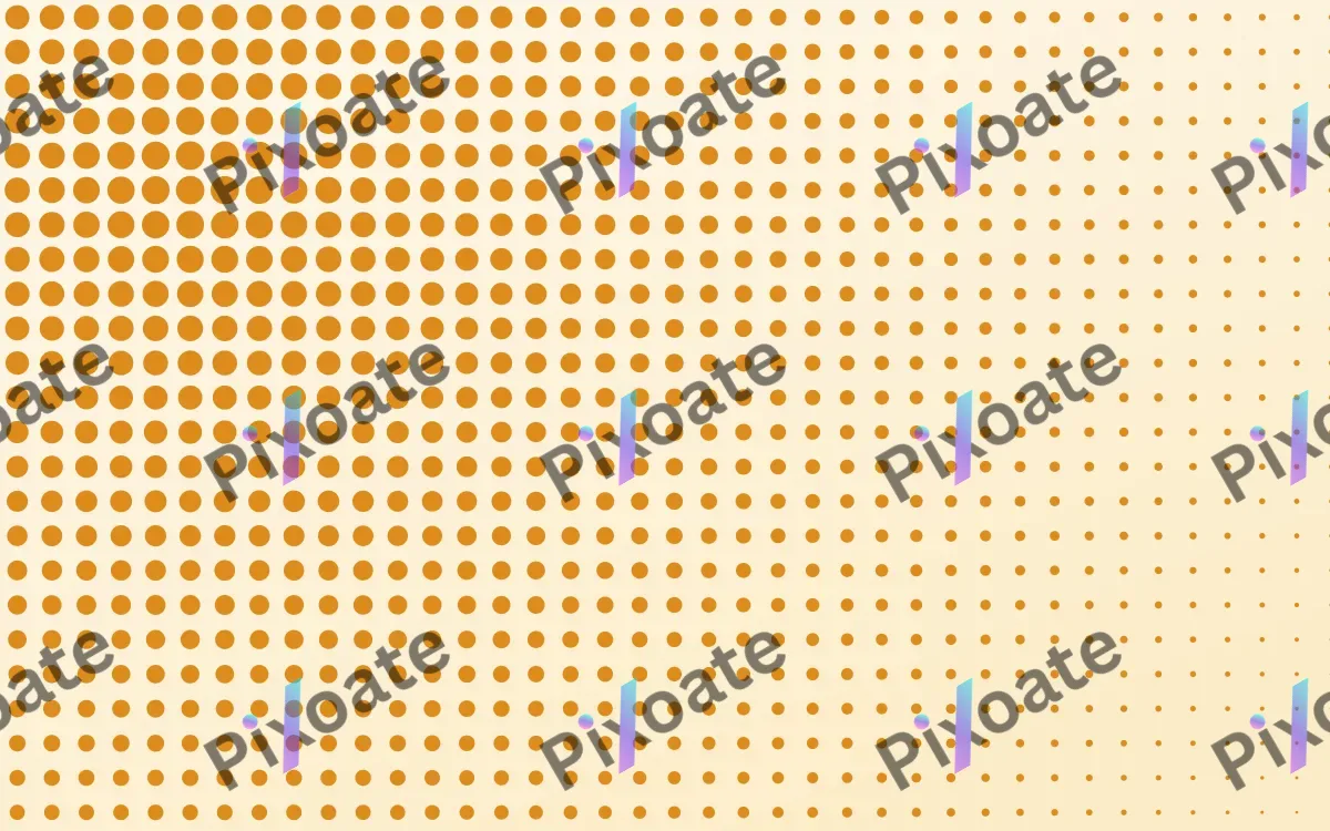 Amber Print — light white, beige and orange halftone background