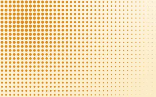 Amber Print — light white, beige and orange halftone background
