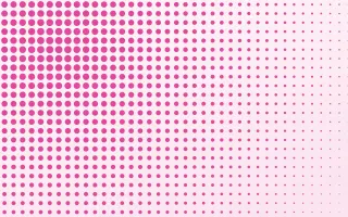 Bubblegum Pop Fade — light white and pink halftone background