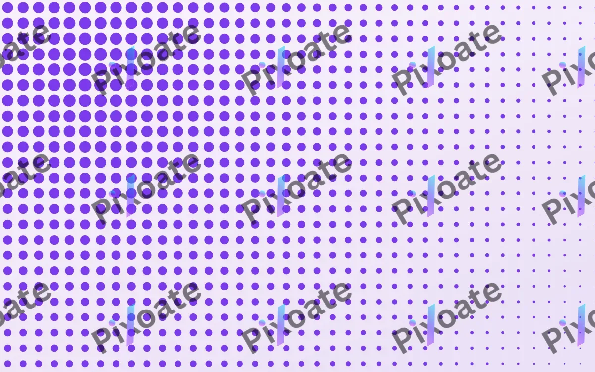 Grape Pop — light white and purple halftone background