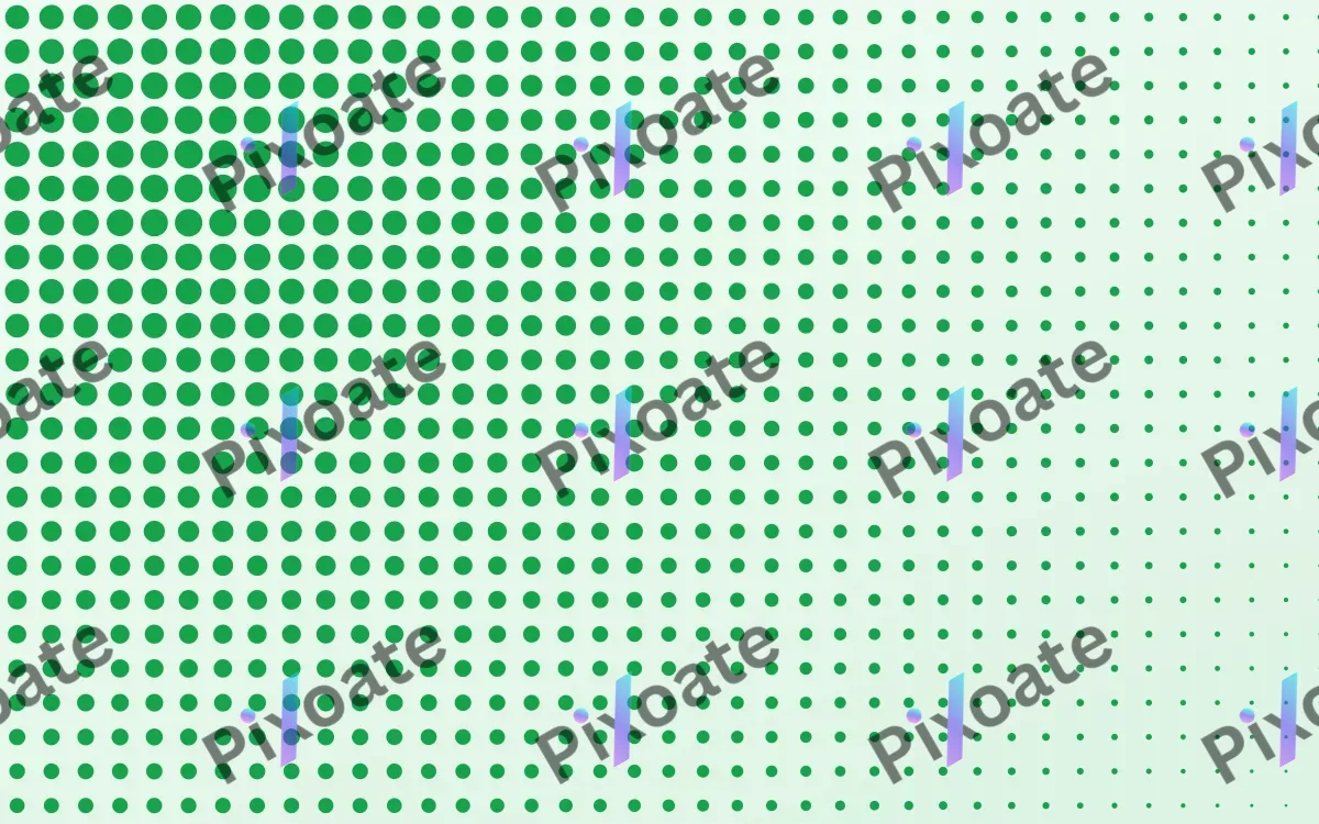 Mint Zine — light white and green halftone background