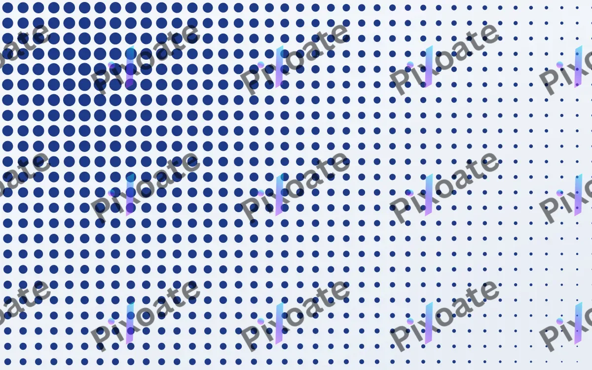 Navy Newsprint — light white and blue halftone background