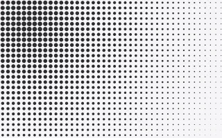 Noir & Blanc Print Fade — light white and grey halftone background