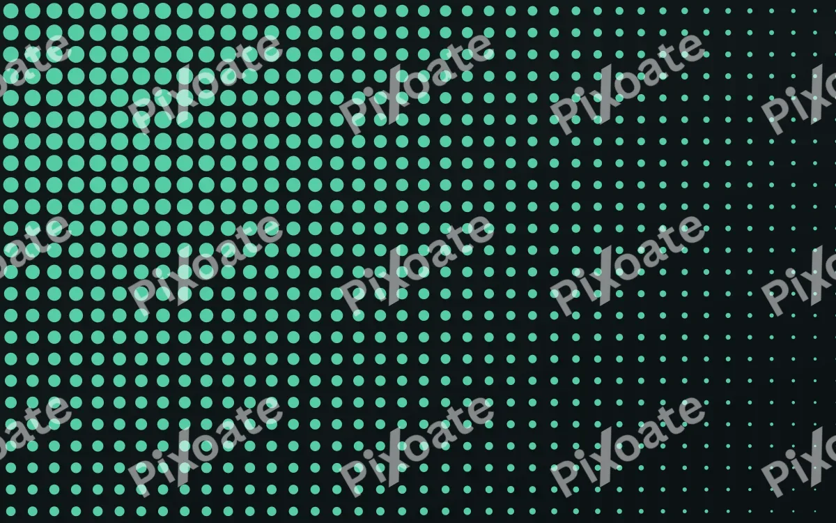 Noir Mint Fade — dark black and green halftone background