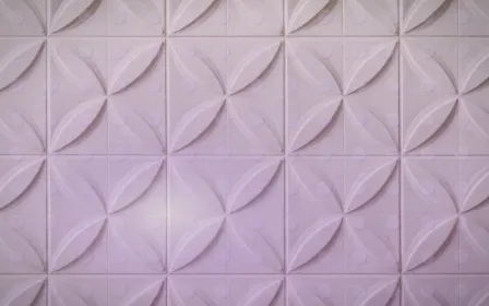 Halftone Golden Hour — light white and purple halftone background