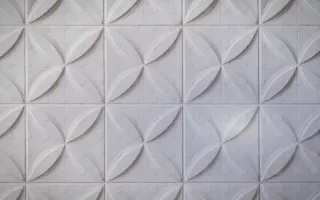 Halftone Softbox — light white and blue halftone background