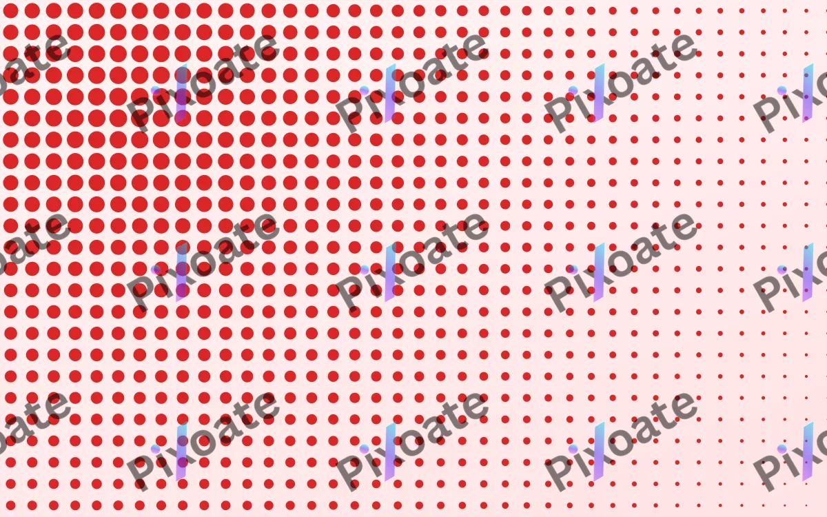 Pop Red Pop Red — light white and red halftone background