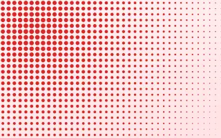 Pop Red — light white and red halftone background