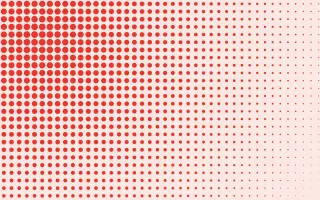 Signal Red Print Fade — light red halftone background