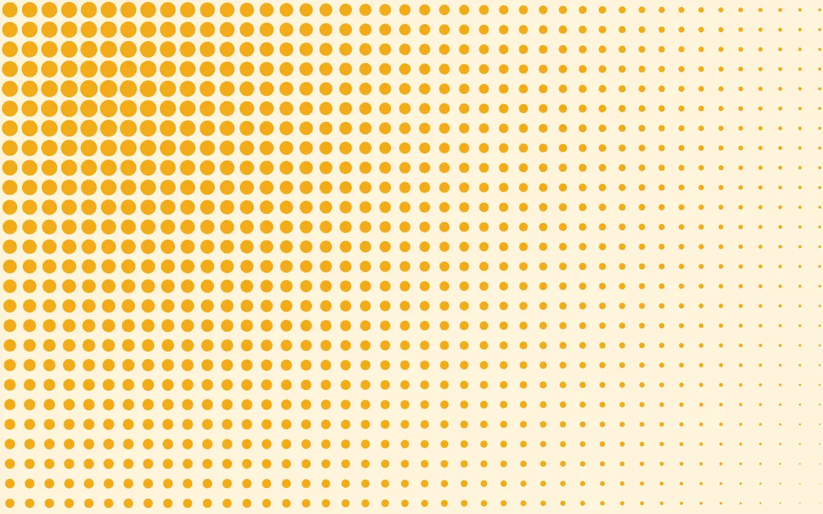 Solar Print Fade — light beige and gold halftone background