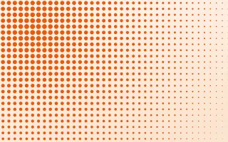 Sunset Print — light white, beige and orange halftone background