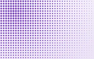 Violet Zine — light white and purple halftone background