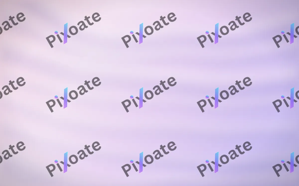 Candy Chrome — light pink, blue and white holographic background