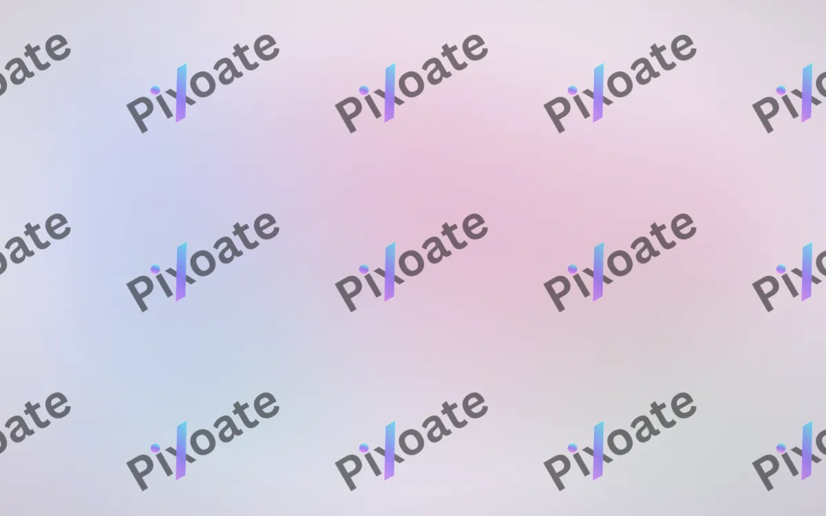 Soft Spectrum — light pink, blue and green holographic background