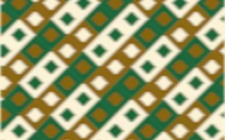 Accra Gold Ikat Diamonds — colourful brown, green and beige ikat background