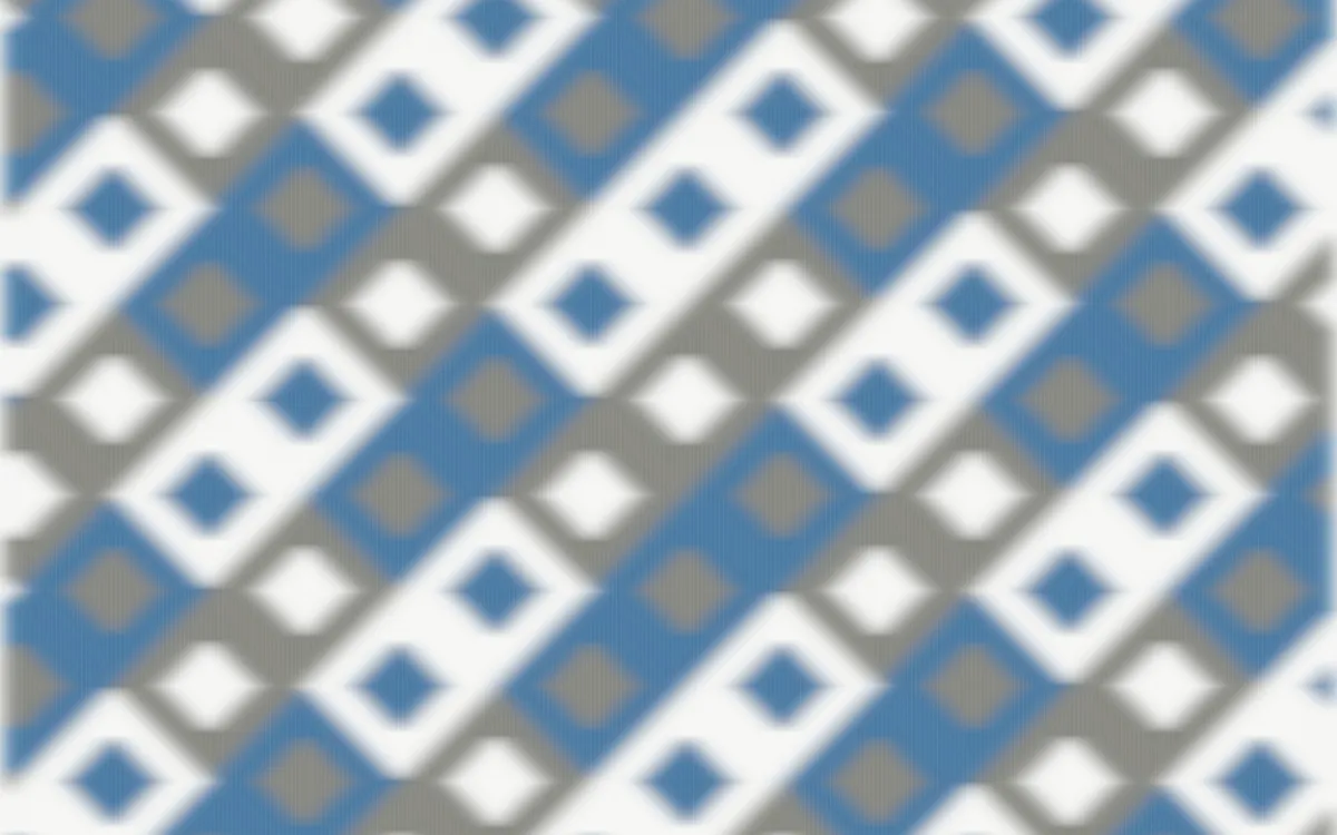 Alpine Chalk Ikat Diamonds — colourful grey, blue and white ikat background