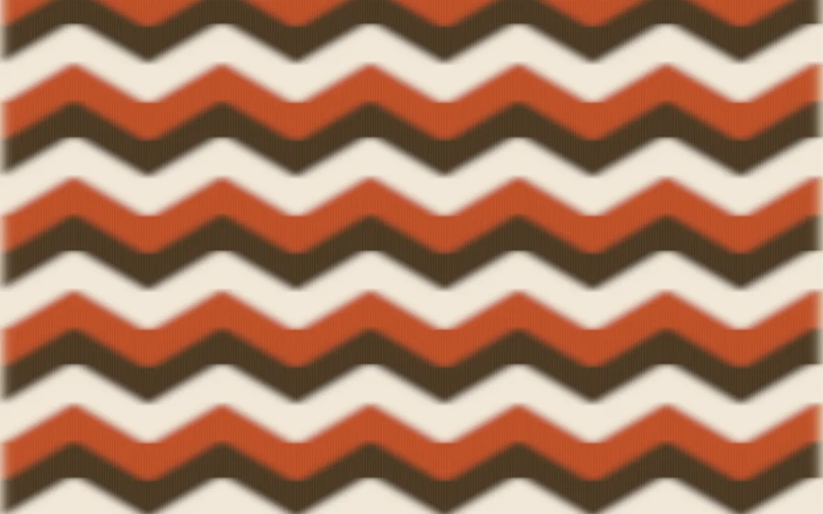 Bamako Earth Ikat Chevron — colourful brown, orange and beige ikat background