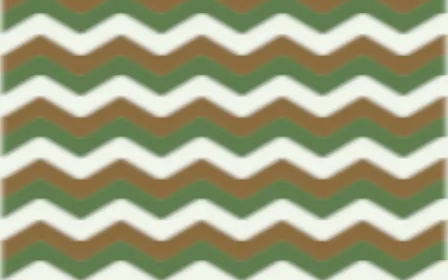 Bamboo Mist Ikat Chevron — colourful green, brown and white ikat background