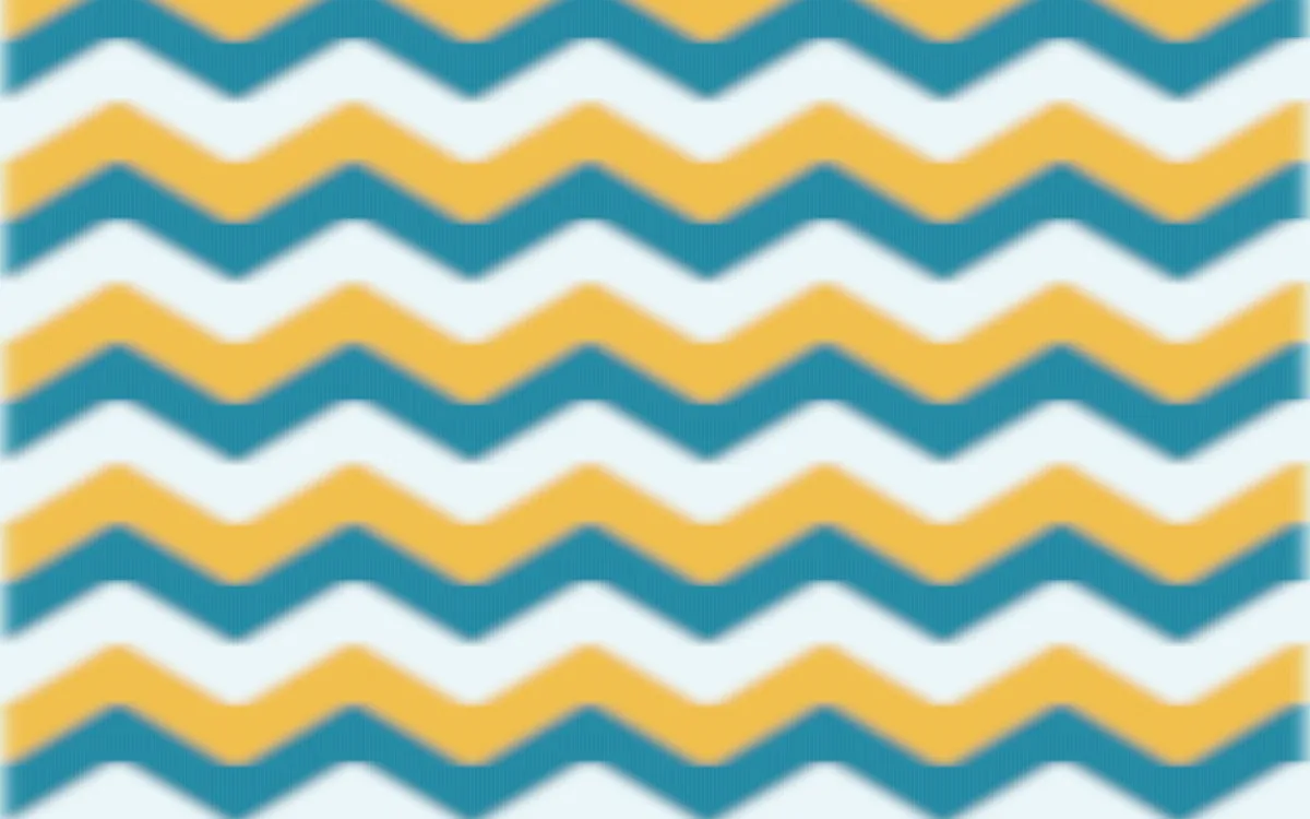 Bondi Surf Ikat Chevron — colourful teal, gold and white ikat background