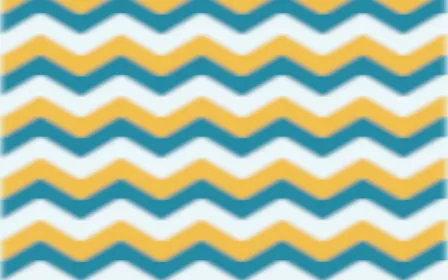 Bondi Surf Ikat Chevron — colourful teal, gold and white ikat background