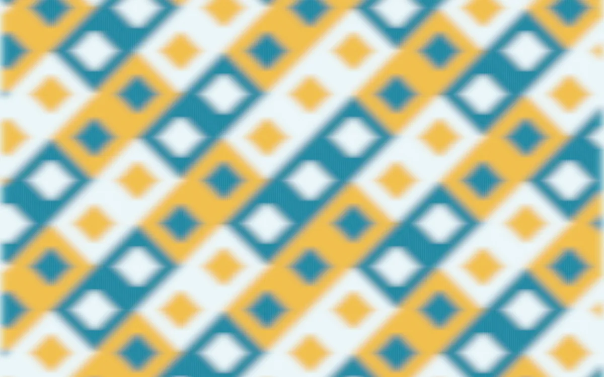 Bondi Surf Ikat Diamonds — colourful teal, gold and white ikat background
