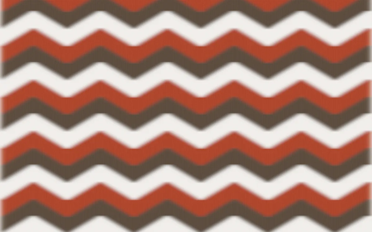 Brooklyn Loft Ikat Chevron — colourful brown, red and white ikat background