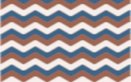 Budapest Rose Ikat Chevron — colourful orange, blue and white ikat background