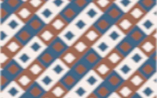 Budapest Rose Ikat Diamonds — colourful orange, blue and white ikat background