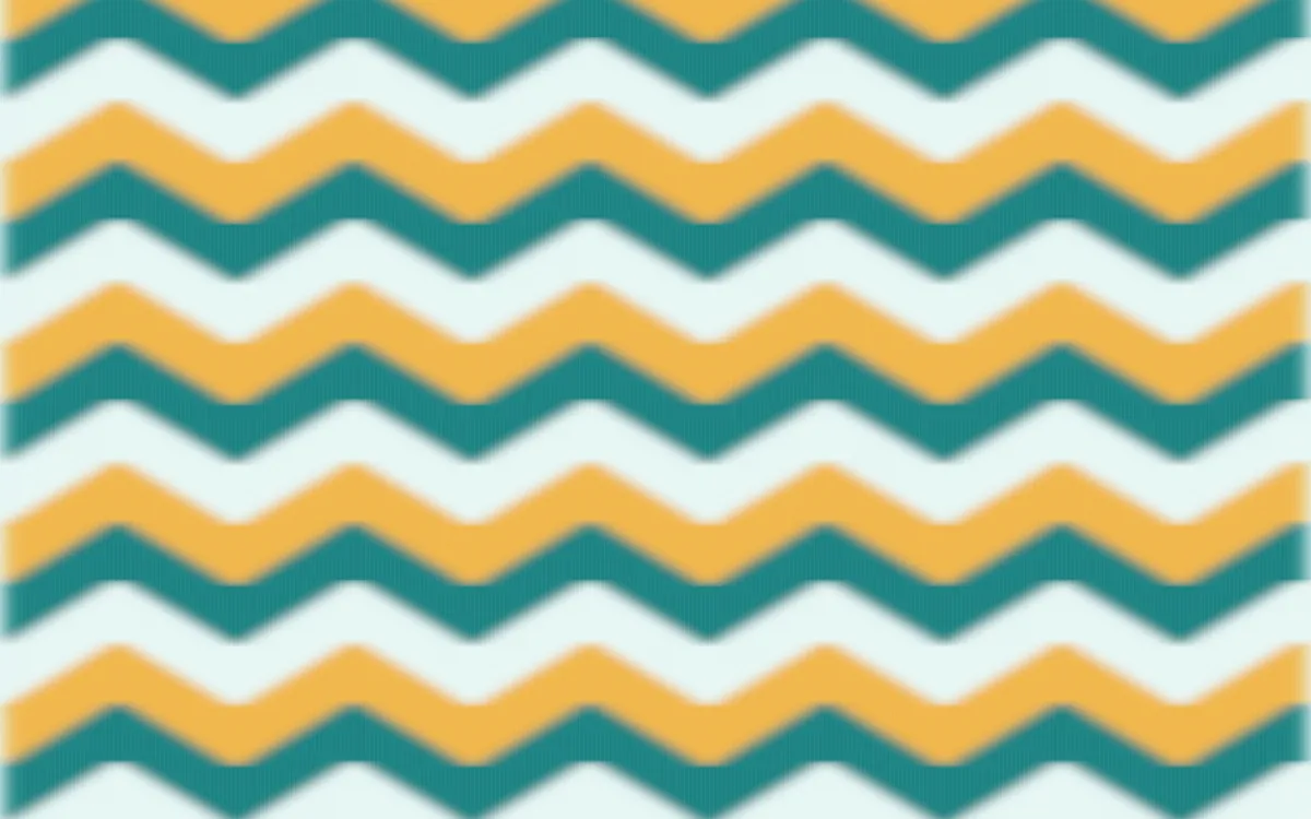 Cancún Surf Ikat Chevron — colourful teal and gold ikat background