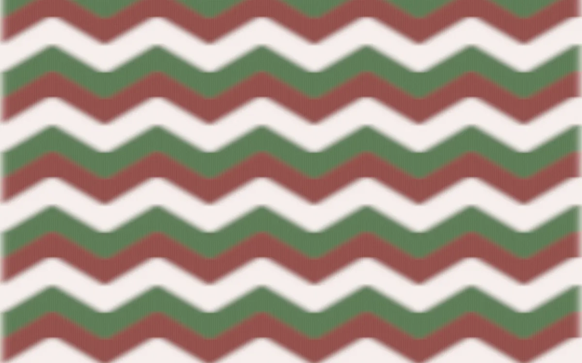 Cape Protea Ikat Chevron — colourful red, green and white ikat background