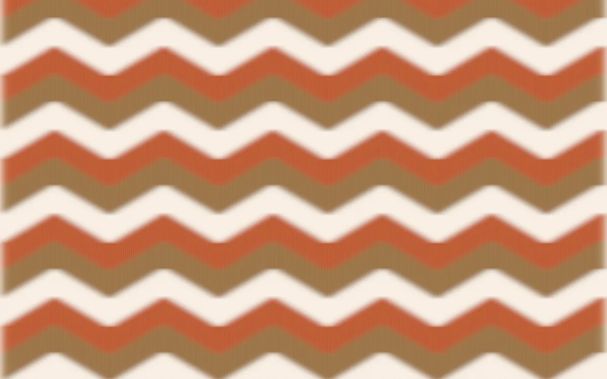 Cappadocia Ikat Chevron — colourful orange and beige ikat background