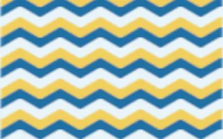 Capri Blue Ikat Chevron — colourful blue, gold and white ikat background