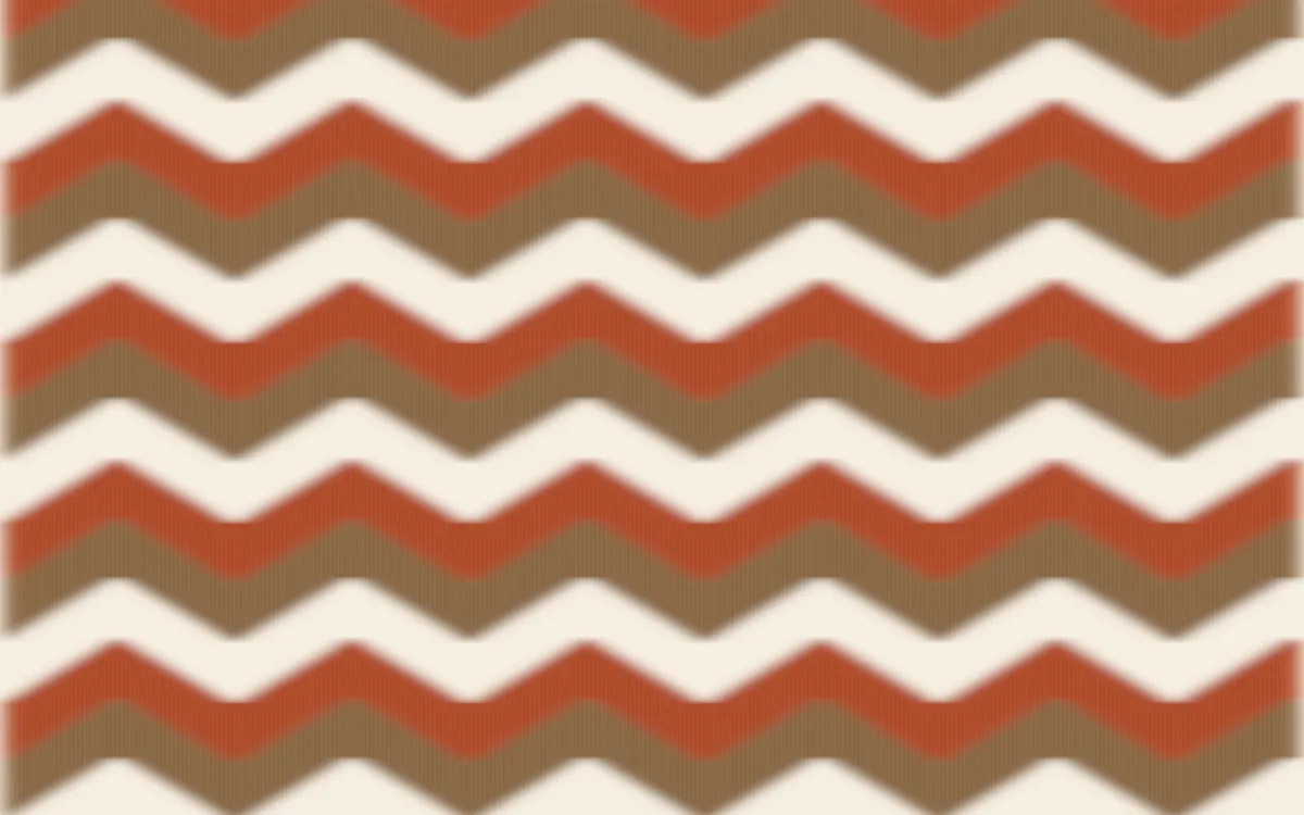 Chai Cream Ikat Chevron — colourful brown, orange and beige ikat background