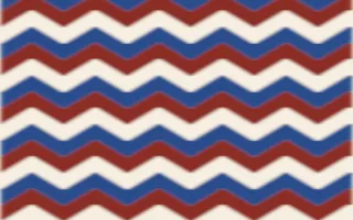 Cusco Weave Ikat Chevron — colourful red, blue and beige ikat background