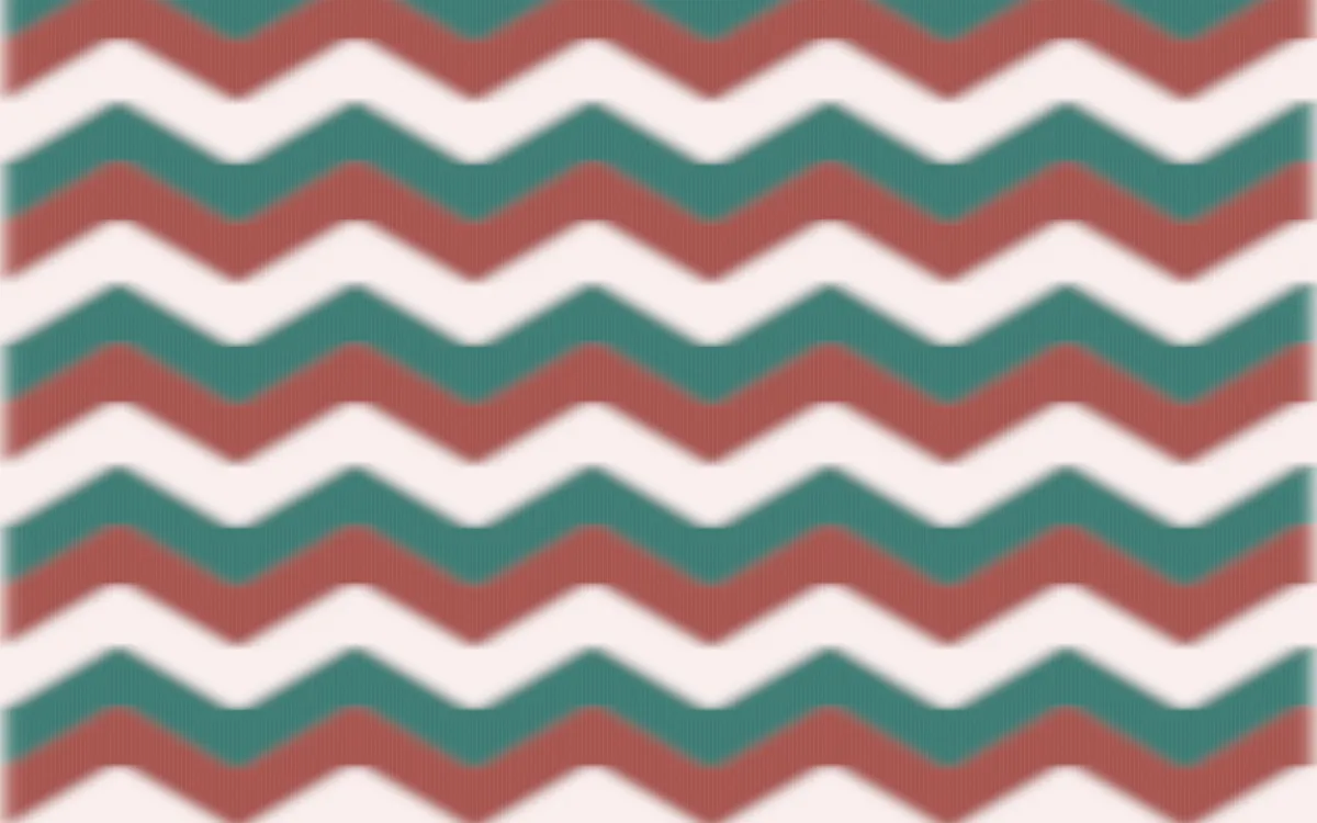 Damascus Rose Ikat Chevron — colourful red, teal and white ikat background