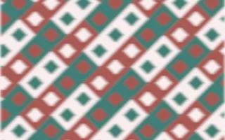Damascus Rose Ikat Diamonds — colourful red, teal and white ikat background