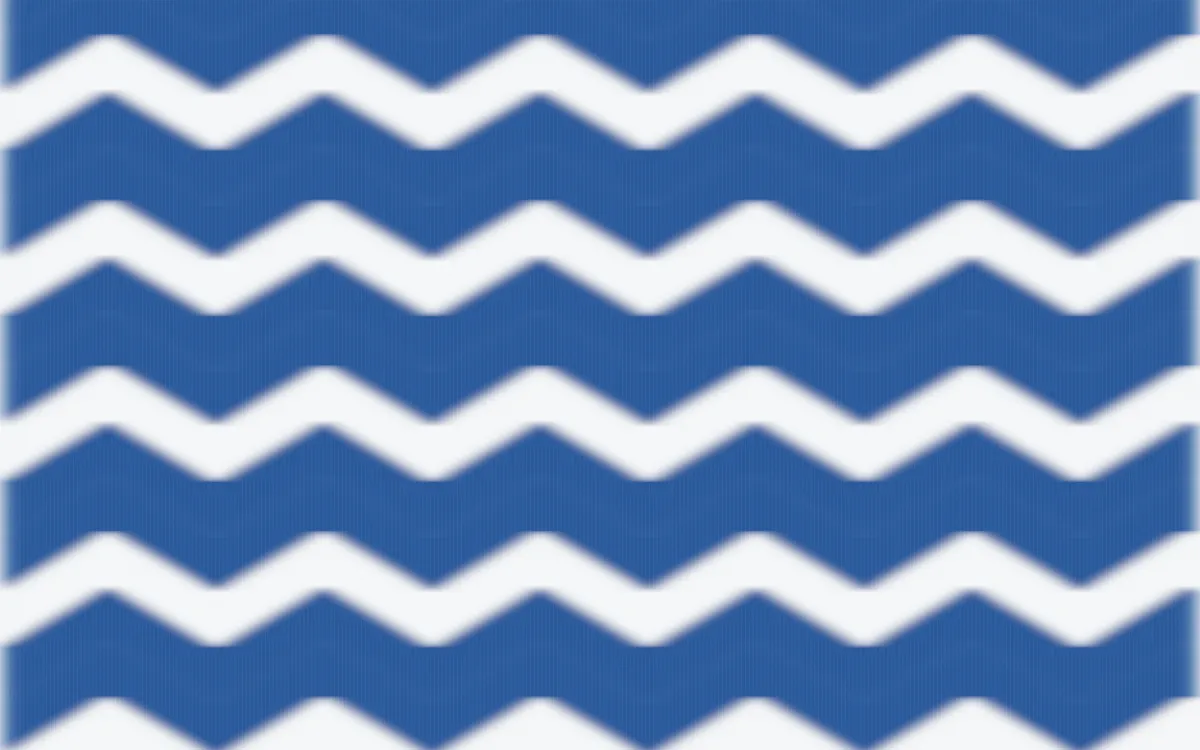 Delft Blue Ikat Chevron — colourful blue and white ikat background