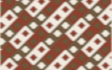 Desert Oud Ikat Diamonds — colourful brown and beige ikat background