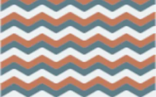 Fjord Mist Ikat Chevron — colourful blue, orange and white ikat background